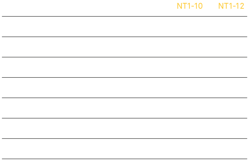 NT1 Table data